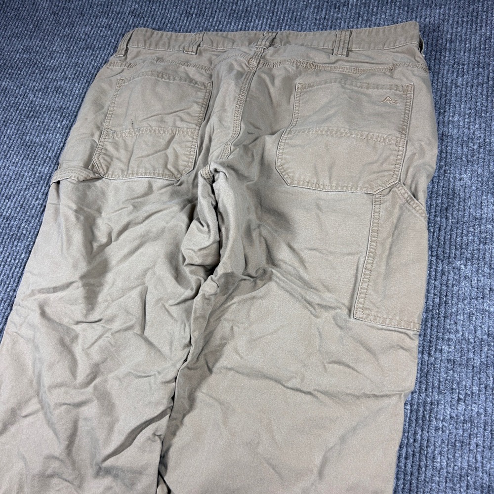 Ridgecut Toughwear Pants Mens 40x30 Khaki Tan Canvas Carpenter Work Utility